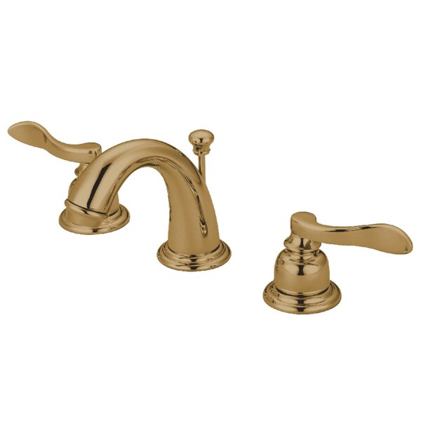 KB8912NFL NuWave French Widespread Bathroom Faucet, Polished Brass